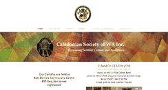 Desktop Screenshot of caledoniansocietyofwainc.com